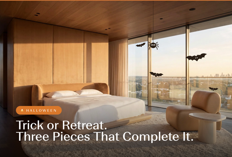 Halloween Trick or Retreat. Three Pieces That Complete It.